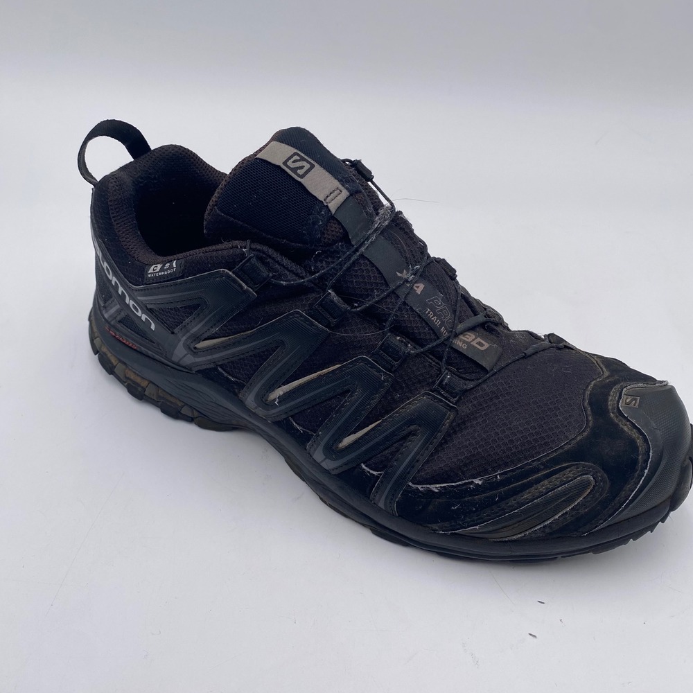 Salomon XA Pro 3D Trail Running Shoes Mens 11.5 Black 3D Chassis Hiking Sneakers